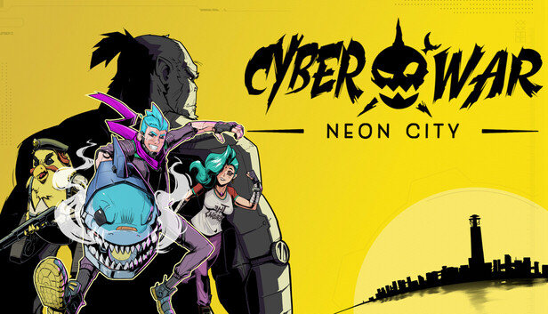 Arte principal do jogo Cyberwar: Neon City